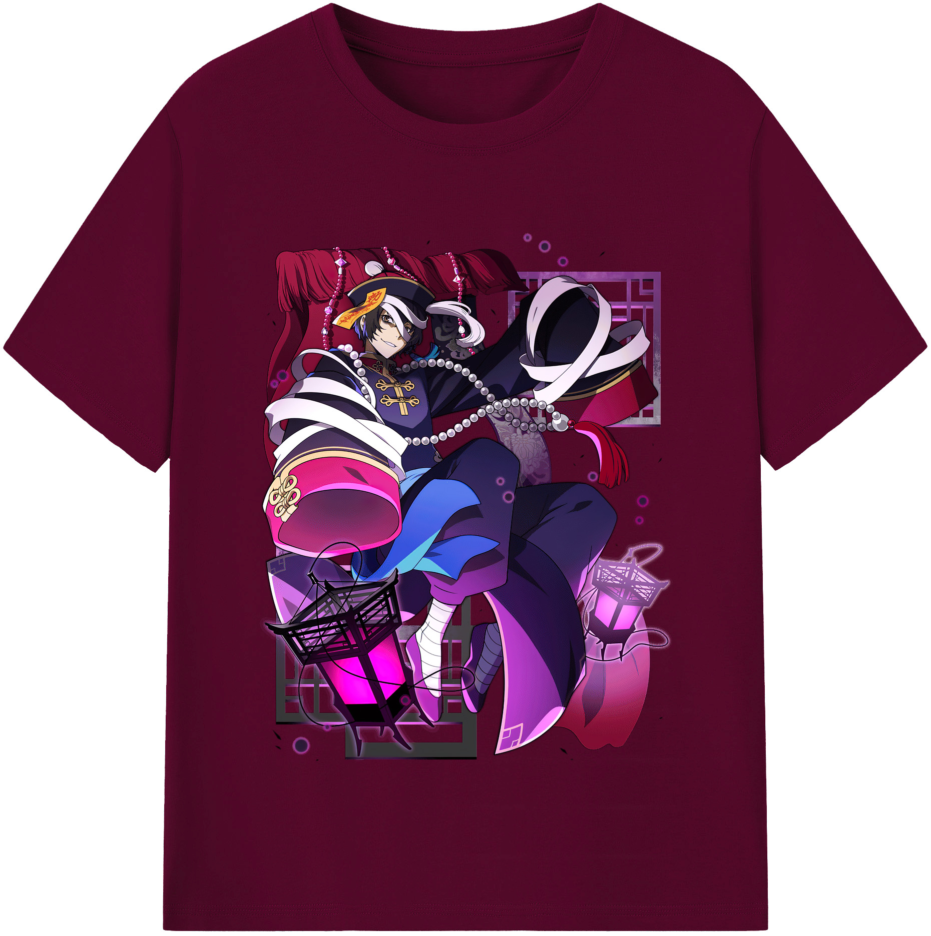 （画像用） 文豪ストレイドッグス Bungo Stray Dogs レディースカジュアルプリントTシャツ（綿100％）